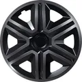 NRM Radkappen ACTION, Graphite/Schwarz 14" Zoll. (4 x Universal Radzierblenden/Radkappen)