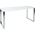 Büroschreibtisch WHITE DESK 160x60cm weiß - Weiß