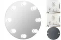 Wandspiegel Mit LED-Beleuchtung Rund Glas