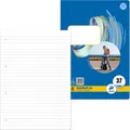 Staufen Schulheft Style, 040416037, A4, liniert mit Rand, 16 Blatt, gelocht, Lineatur 37