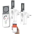 3er-Set WLAN-Outdoor-Steckdosen, App, Sprachsteuerung, 16 A, IP44