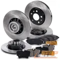 BREMSSCHEIBEN + BREMSBELÄGE VORNE + HINTEN FÜR OPEL VIVARO B RENAULT TRAFIC 3