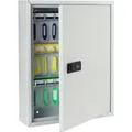 HMF 13642-07 Schlüsselschrank Zahlencode Schlüsselkasten Groß 42 Haken 35 x 27 x 8 cm Lichtgrau