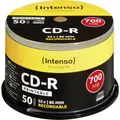 Intenso 1801125 CD-R 80 Rohling 700 MB 50 St. Spindel Bedruckbar
