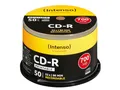 CD-R Spindel (bedruckbar) Intenso 80min, 700 MB, 50 Stück