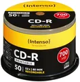 100 Intenso Rohlinge CD-R full printable 80Min 700MB 52x Spindel