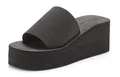 Badepantolette, Pantolette, Mule, Sandale, offener Schuh VEGAN, Gr. 41, schwarz