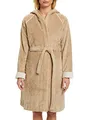 ESPRIT Bademantel aus Velours , Beige , L