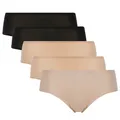 Chantelle Damen Shorty 5er Pack - SoftStretch, nahtlos, Baumwolle, Einheitsgr...