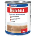 Baufan Spachtelmasse 101018, Holzkitt, hellbraun, für Holz, Innen- & Außenbereich, 1000g
