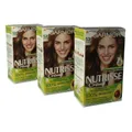 3 x Garnier Nutrisse Cremehaarfarbe 53 Samtbraun
