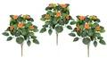 Kunstblume Künstlicher Rosenbusch, I.GE.A., Höhe 34 cm, Kunstrose Blume Strauß Bouquet Rosen Rosenbouquet Wildrose