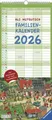 Ali Mitgutsch Familienkalender 2026- Wandkalender - Familienplaner mit 5 Spalten