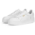 PUMA CARINA STREET Sneaker für Alltag, mit leicht erhöhtem Plateau, mit Textil-Innenmaterial weiß 38 EU