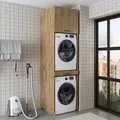 Roomart Duo-i Waschmaschinenschrank 67 Cm, Eiche