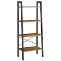 Boxxx Regal, Braun, Schwarz, Holzwerkstoff, Vintage, 4 Fächer, 56x137.5x34 cm, in verschiedenen Größen erhältlich, Wohnzimmer, Regale, Bücherregale