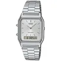 CASIO VINTAGE Quarzuhr Collection Edgy Uhr Ana-Digi Stahl/Silberfarben silberfarben