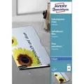 Zweckform Inkjetfolien 2501, transparent, A4, selbstklebend, Stärke 0,17 mm, stapelverarbeitbar, 50 Stück