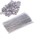 100 Plomben 8 mm + 100 Plombendrähte 100 mm für HMF Spendendose