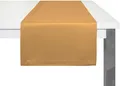 Adam Tischläufer "Uni Collection" Gr. 1, gelb (curry), B/L: 50cm x 150cm, eckig