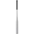 Relaxdays Baseballschläger Aluminium Silber Schwarz Rutschfest 86 cm x 5 cm