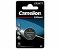 1 x Camelion CR2477 3V Lithium Knopfzelle Batterie - ohne Absatz - Blister