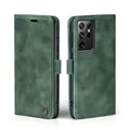 Handy Hülle für Samsung Galaxy S21 Ultra 5G Handyhülle Klapp Magnet Case Türkis