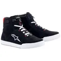 Alpinestars Chrome Motorradschuhe, schwarz-weiss-rot, Größe 46 für Männer