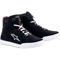 Alpinestars Chrome, Schuhe - Schwarz/Weiß/Neon-Rot - 11 US