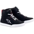 Alpinestars Motorrad Schuhe Gr. 11 Chrome Streetstyle schwarz-weiß-rot