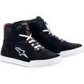 Motorrad Schuhe 11 - Alpinestars Chrome Streetstyle schwarz-weiß-rot
