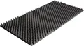 Noppenschaum anthrazit Akustikschaum Dämmung Schaumstoff Schallschutz (200 x 100 x 5 cm RG 40 Kg/m³, anthrazit)