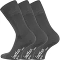 TippTexx 24 Komfortsocken 6 Paar Bambus Socken, DIE Geruchs-Killer, Bambussocken mit Komfortbund grau 39-42