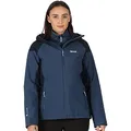 Regatta Wentwood VII 3 in 1 Doppeljacke Damen Wind und Wasserdicht, Farbe:Blau, Größe:50