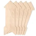 Creative Deco 5 x Holzzeiger Wegweiser Pfeil Anhängers | 30 x 11 cm | Blanko Holzschild zum Aufhängen | Holzbrett Ausschnite für Bemalen Dekorieren Geschenk & Decoupage | Holz Türschild Schild