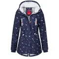 SUBLEVEL Softshelljacke Damen Jacke Übergangs Frühling Herbst Outdoor Regen Softshell, 9. space blue