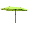 Outsunny Gartenschirm  Stahl Polyester ABS  L460 x B270 x H240 cm