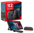Nintendo Switch 2 Konsole Mit Joy-Con Halterung HDMI Schwarz
