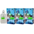 Calvin Klein CK One Reflections 3 x 100 ml Eau de Toilette EDT Set Damenduft Her