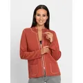 heine Strickjacke Strickjacke orange 38