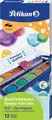 Pelikan Deckfarbkasten  K24 / K12  Farben Mischtöpfe abnehmbar Deckel NEU & OVP
