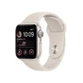 Apple Watch SE (2. Gen) GPS 40mm Aluminium Polarstern Sportarmband Polarstern