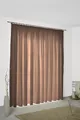 Wirth Vorhang "SUNBONE" Gr. 3, braun, 225cm, Kräuselband, 132cm