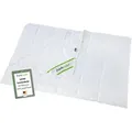 franknatur Naturfaserbettdecke Sommerdecke Lyocell, Füllung: 100% Lyocell/Tencel®, Bezug: 100% Baumwolle, extraleichte temperaturausgleichende Sommer-Bettdecke weiß 155 cm x 220 cm