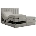 BOXBETT COMFORTO 140/200 - Hellgrau Struktur - H3