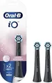 Braun Oral-B Aufsteckbürsten 373838 iO Sanfte Reinigung | 2er Pack | Ersatzbürsten | Schwarz