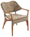 Kobolo Rattanstuhl Esszimmerstuhl TARA aus Rattan geflochten natur mit Armlehnen Korbstühle Stuhl Stühle Korbstühle Wohnzimmerstuhl Küchenstühle Deko