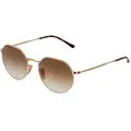 Ray-Ban RB 3565 JACK Unisex-Sonnenbrille Vollrand Quadratisch Metall-Gestell, gold