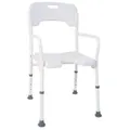 Drive Medical Duschstuhl faltbarer Duschstuhl DSF130 weiß