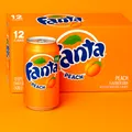 (0,40 EUR/100ml) Fanta Peach Original USA 12x0,355ml Vorteilspack (inkl. Pfand)